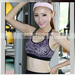 Sexy Women Compression Sports Wear Yoga Wholesale Sports Bra thumbnail-1