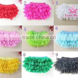 Lace Ruffle Panties Baby Panties Bloomer Wholesale thumbnail-3
