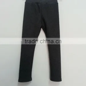 Children Girls Winter Leggings, Children Fashion Winter Pants Plain Pants, Elastic Waist Leggings thumbnail-2