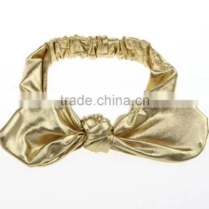 Elastic Headbands,Mental Color Leather Headbands,Ear Headbands thumbnail-6