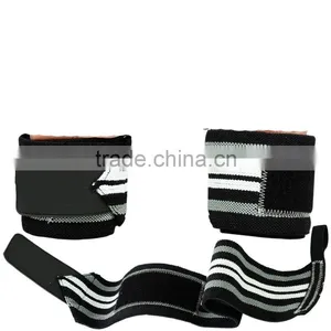 Crossfit Wrist Wraps / Custom Weight Lifting Wrist Wraps (1pair) 12''18'' in Black, GREY,White thumbnail-1