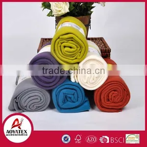 Home Textile 100% Polyester Full Size Wholesale Custom Embossed Fleece Blanket thumbnail-2