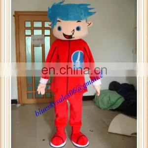 Adult Size Blue Hair Boy Mascot for Sale thumbnail-1