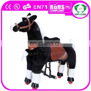 HI ASTM/CE Walking Mechanical Horse Ride Toy Horse on Wheels thumbnail-2