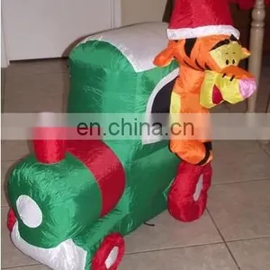 120cm Tiger in Green Train Chinese Christmas Ornament Decorations Home Hot Toys for Christmas 2017 thumbnail-4