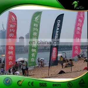 Top Quality Advertising Flying Beach Flag for Promotion thumbnail-1