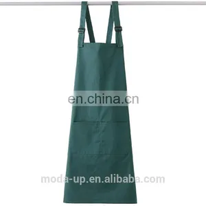 Cotton Plain Kitchen Apron With Custom Logo High Quality From China thumbnail-1