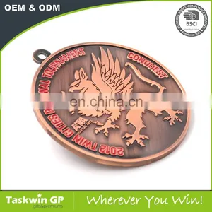 Best Sales Cheap Custom Embossed Metal Medals thumbnail-6