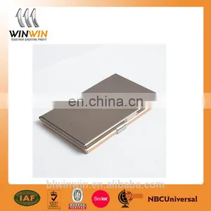 Gold Aluminum Business Card Case With Mirror thumbnail-1