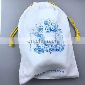 Cotton Canvas Waterproof Nylon Drawstring Bag Dust Bag for Handbag thumbnail-1