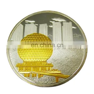 Delicate Gold Plated Metal Coin, Custom Souvenir Metal Coin thumbnail-4