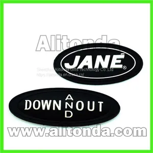 Custom High Quality Cheap Soft Silicone Apparel Clothing Bags Badges and Patches thumbnail-2