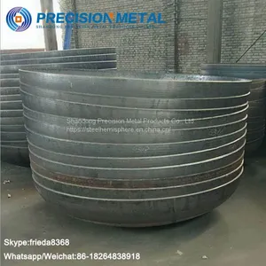 Spinning Pressed Ellipsoidal Dished Ends Tank Cover Tank Heads for Boiler thumbnail-4