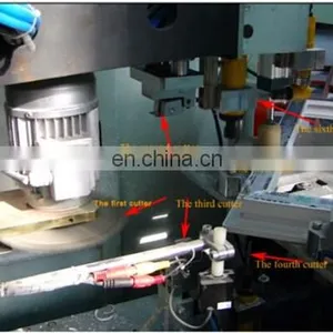 CNC Operation Three Axis Corner Cleaning Machine for UPVC Window and Door thumbnail-5