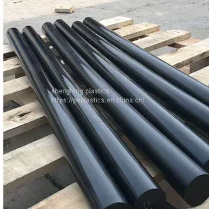 10mm to 300mm Diameter Uhmw pe Plastic Rod White and Black Color thumbnail-1
