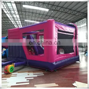 Guangzhou Factory Direct Sale Pink Jumping Castle, Children Inflatable Bouncer Castle thumbnail-5