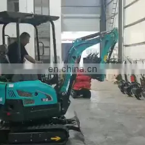 Full Hydraulic Upgraded Unique China 16HP Kubota 1.8 Ton 2.0 Ton Mini Excavators 1.8 Ton Cheap Prices for Sale thumbnail-1