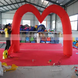 Top Quality Inflatable Red Heart Shape Wedding Arch/Inflatable Entrance Archway For Sale thumbnail-4