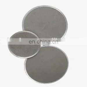 Porous 304 316L 0.2 1 5 10 20 100 Micron Sintered Stainless Steel Wire Mesh Filter Disc thumbnail-1