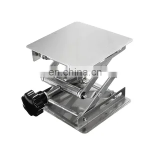 12 Inch Stainless Stand Scissor Lift Table/ Adjustable Lab Stand Table thumbnail-1