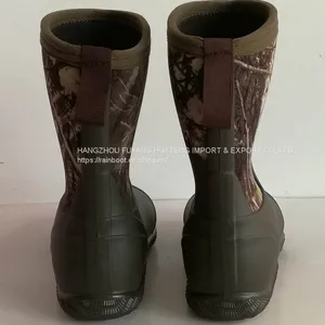 Outdoors Camo Women Neoprene Keep Warm Boot, Cheap Lady Neoprene Boots, Camo Neoprene Ladies Boots, Female Neoprene Shoes thumbnail-5