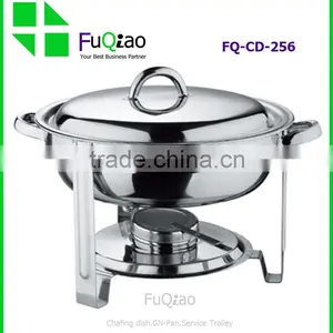 Hot Sale Stainless Steel Restaurant Round Roll Top Buffet Chafer thumbnail-1