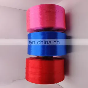 Durable In Use 140D Bright Fdy Nylon 6 Filament Full Draw Textured Dope Dyed Yarn for Sale thumbnail-2