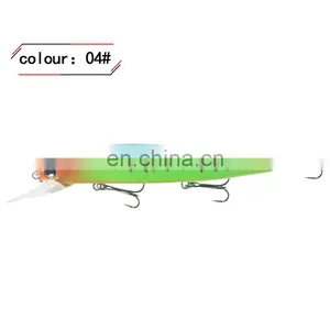 Three Hook Slow Sinking Mino Bionic Plastic Bait Long-Range Throwing Bass Mouth Raising False Bait Hovering Bait thumbnail-3