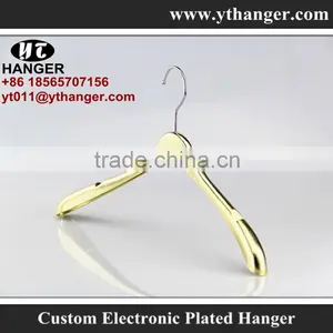 IMY-364 Shiny Gold Color Hangers With Plating Thin Hanger Wholesale thumbnail-1