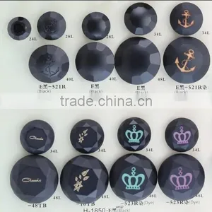 Factory Price Laser Logo Finish Women Coats Resin Buttons thumbnail-1