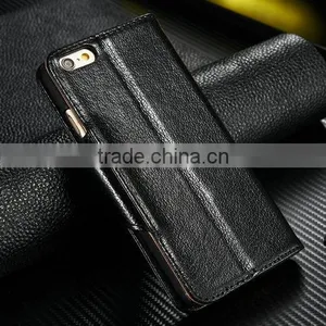 Lichee Pattern Leather Card Wallet for Iphone 6 Flip Leather Wallet Case, Leather Case for Iphone6 4.7" 5.5" thumbnail-6