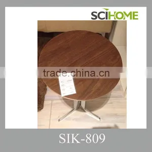 2014 New Model Wood and Stainless Steel Coffee Table thumbnail-1