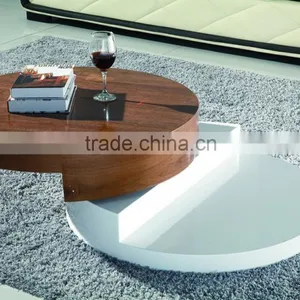 Modern Designed MDF High Gloss Double Colors Folding Coffee Table Quality Choice thumbnail-2