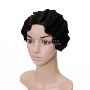 Qualified Short Human Hair Wig thumbnail-1