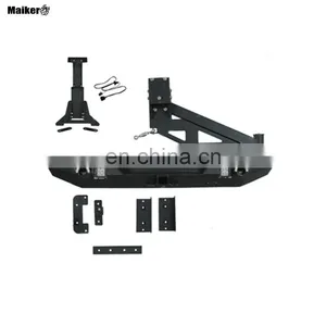 Rear Bumper With Spare Tire Carrier for Jeep Wrangler JK 07-17 4x4 Accessory Maiker Manufacturer thumbnail-1