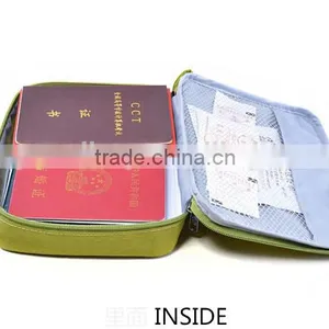 Waterproof Multifuction High-capacity Travel Pastport Documents Nylon Storage Bag thumbnail-5