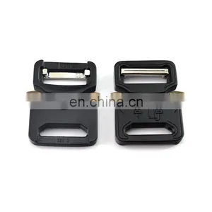 Fashion Design Exquisite Appearance Custom Logo Durable Zinc Alloy Side Release Buckle For Men Belts thumbnail-3