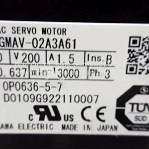 SGMAV-02A3A61 Electric 200w Servo Motor Moudel Yaskawa Manufacturer thumbnail-2