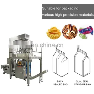 Multi-head Weigher Automatic Weighing Fried Food Packing Machine Fried Chicken French Fries Packing Machine thumbnail-2