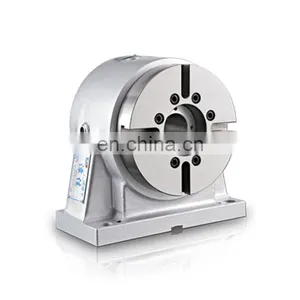 The Machining Center USES the Fourth Axis of the PRECISE 125-250mm 4th Axis Cnc Rotary Table thumbnail-5