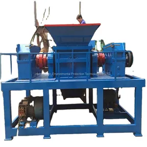 Customized Double Shaft Metal Shredder Crusher Machine for Crushing Rubber/plastic/ Car Shell thumbnail-3