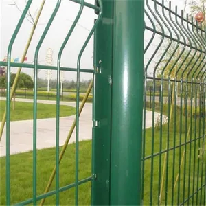 Custom Peach Pillar Triangle Bending Guardrail Factory Protective Net River Guardrail Park Enclosure Fence Net thumbnail-3