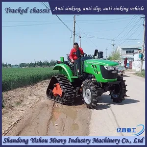 Rubber Track Assembly Customized Harvester Tractor Modification thumbnail-5