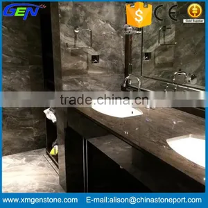 Modern Natural Cheap Polished Black Sandalwood Marble Slabs thumbnail-1