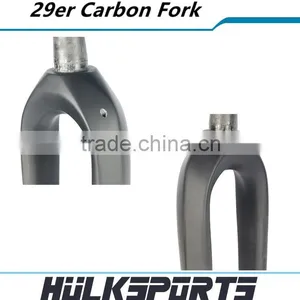 High Quality Mtb Bicycle Front Fork Matt Carbon Mountain Bike Fork 3k/ud 29er Carbon Fork thumbnail-4