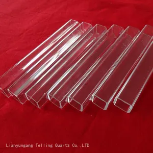 Customized Squared Quartz Glass Tube Fabricated Quartz Tube thumbnail-5