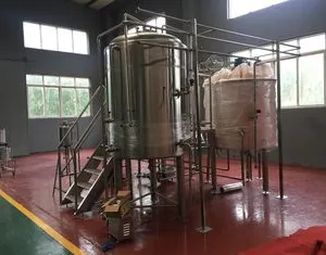 Semi-Auto Craft Beer Brewing Equipment With CIP Cleaning System thumbnail-3