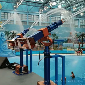 Water Park Amusement Park High Pressure Water Gun Water Cannon Rotating Gatling Spray Interactive Amusement Equipment Internet Famous Water Gun thumbnail-1