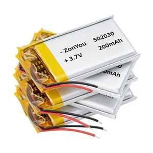 Wholesale 502030 Lipo Cells Lithium Polymer Batteries for Mini Electric Toys thumbnail-4