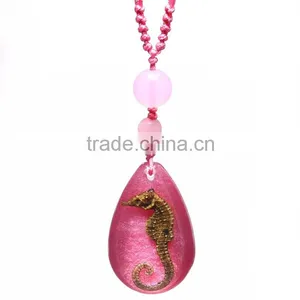 2016 Fashion Resin Necklace With Kinds of Sealife thumbnail-2